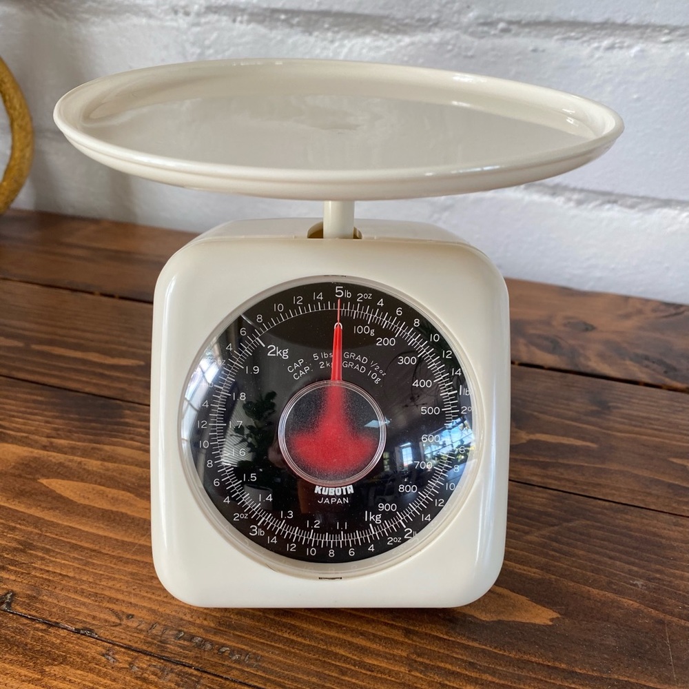 Vintage Kitchen Scale Kubota Japan KT-1012